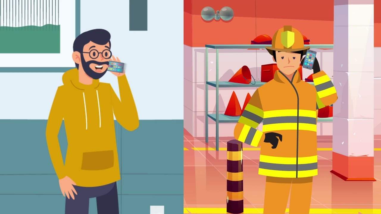 ANIMAÇÃO - Como reagir em caso de incêndio