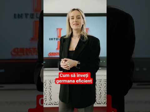 Limba germană nu se grăbește, se construiește