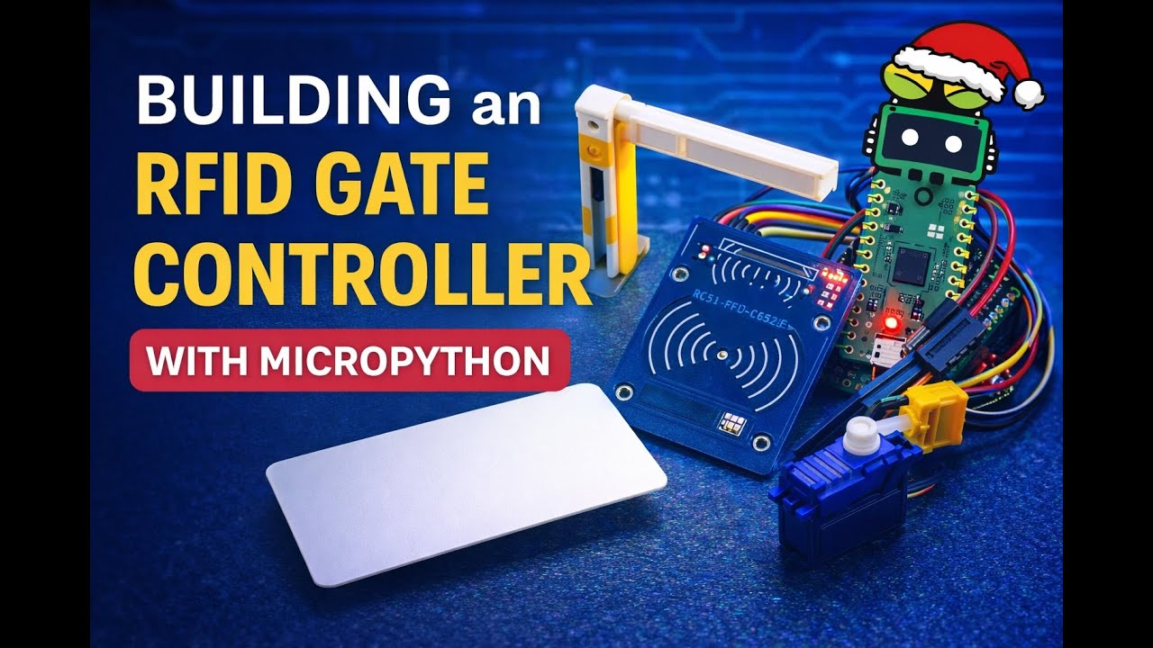 🔐 **Episode 15-1: Building an RFID Gate Controller with Raspberry Pi Pico**