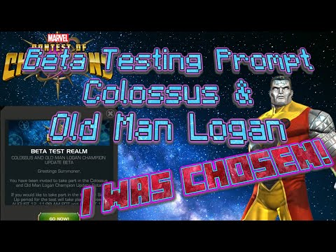 Beta Test Invite Old Man Logan and Colossus