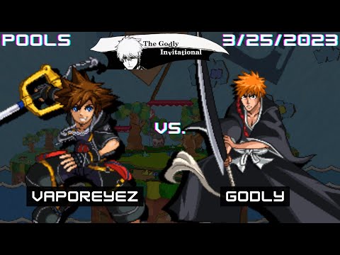 VaporeyeZ (Sora) vs. Godly (Ichigo) - SSF2 Pools - The Godly Invitational