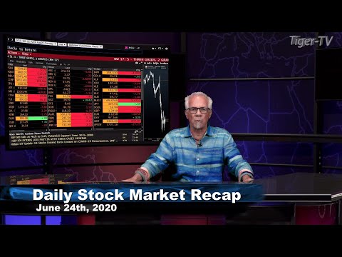 June 24th, Daily Stock Market Recap with Tom O'Brien - 2020