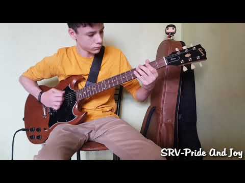 SRV-Pride And Joy(electroguitar cover)by 13 years old Sasha Sidorenko
