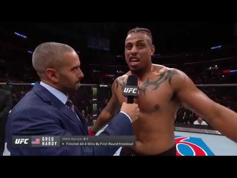 Greg Hardy Gets TKO Win At UFC Fort Lauderdale