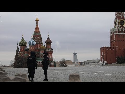 Пустая Москва в дни всеобщей самоизоляции