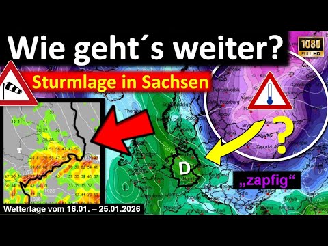 Wie geht´s weiter? Erneuter Kaltlufteinbruch aus Osten? Sturmlage im Erzgebirge und Zittauer Gebirge