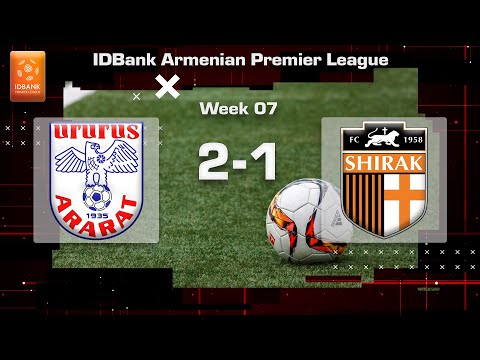 Ararat - Shirak 2:1, IDBank Armenian Premier League 2023/24, Week 07
