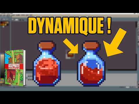 Fini les potions FIXES ! Anime du LIQUIDE en Pixel Art (Tuto Aseprite) 🧪