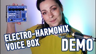 Video thumbnail for Electro-harmonix VOICE BOX demo by Evilena Protektore