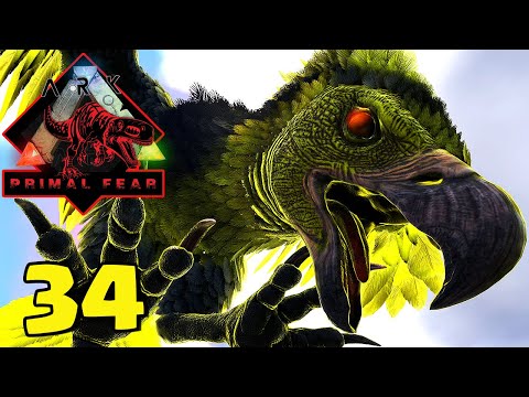 BATALHA COM UMA ARGENATAVIS ORIGIN! - ARK PRIMAL FEAR #34- ARK: SURVIVAL EVOLVED