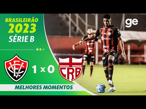 VITÓRIA 1 X 0 CRB | MELHORES MOMENTOS | 8ª RODADA BRASILEIRÃO SÉRIE B 2023 | ge.globo