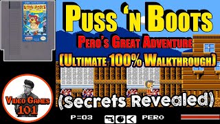 Puss 'n Boots NES Walkthrough | 100% No Death Guide | Video Games 101
