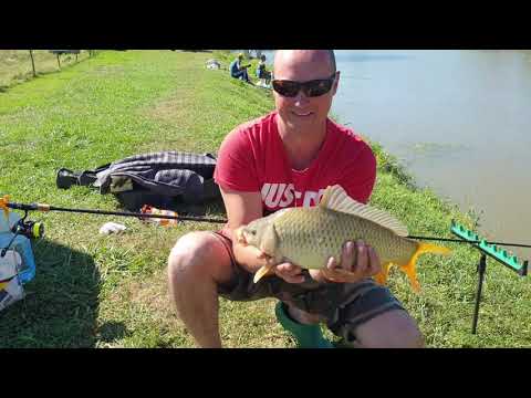 Pescuit pe lacul Scorteni Bacau(repriza a doua)