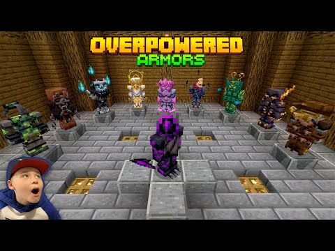 PizzaKingUK - OVERPOWERED Armors Pack Minecraft - OP!!!