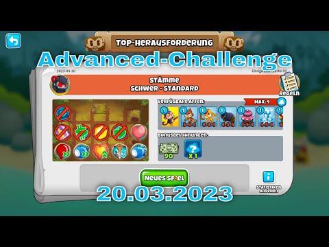 Top-Herausforderung 20.03.2023 | bloonstd6 - Advanced Challeng -The Letter J's Challenge