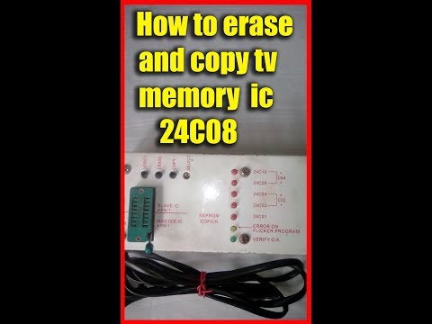 How to erase and copy a memory ic 24C08
