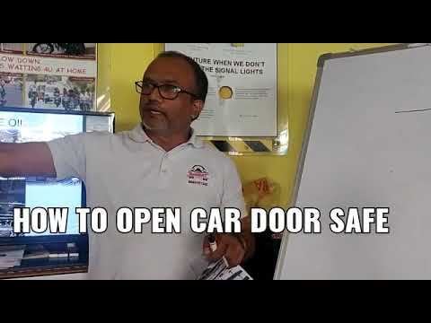 how to open car door safe