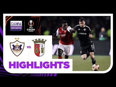 Qarabag v Sporting Braga | Europa League 23/24 | Match Highlights