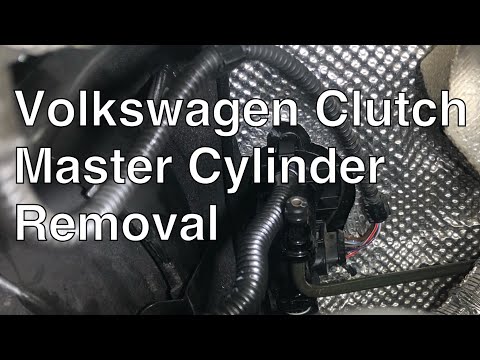 How to Remove a Clutch Master Cylinder - Step-by-Step Guide. Volkswagen, Audi, Skoda,Seat.
