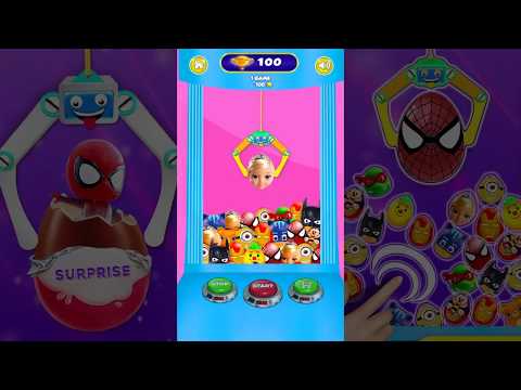 Toy Egg Surprise Claw Machine Video