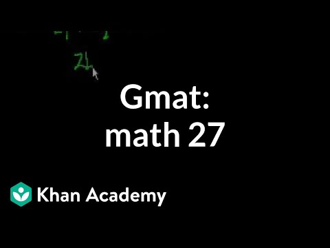 GMAT Math 27