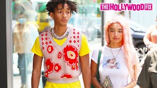Jaden Smith &amp; His Girlfriend Sab Zada Enjoy A Lunch Date Together At Croft Alley In Beverly Hills