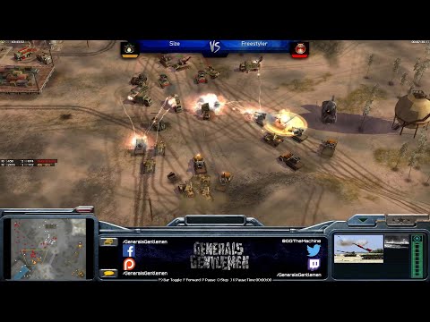 C&C: Zero Hour - Size(GLA) vs Freestyler(China)