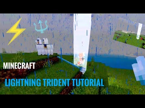 Lightning Trident In Minecraft Tutorial ⛈ | Mr Gamer Athy |