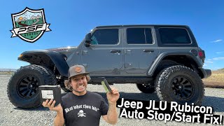 How to Fix the Auto Stop/Start Light on your Jeep Wrangler JL: Auxiliary Battery and Fuse Array
