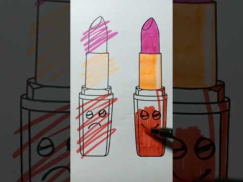 Kamu suka lipstik yang mana? #caramenggambar #mewarnai #menggambarmewarnai