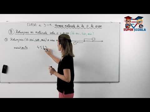 Clasa a III-a - Rotunjirea la zeci, sute, mii a numerelor de patru cifre