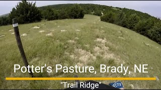 Potter's Pasture MTB trail - "Trail Ridge" from the East end to the "Hornitos" trailhead.