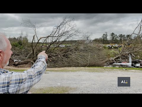 Man who survived Chilton County tornado on the aftermath