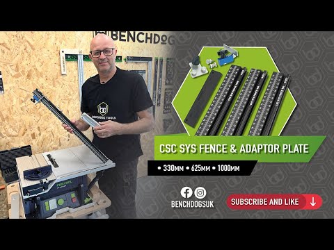 Festool CSC SYS Crosscut Fence and Adaptor Plate By Benchdog Tools