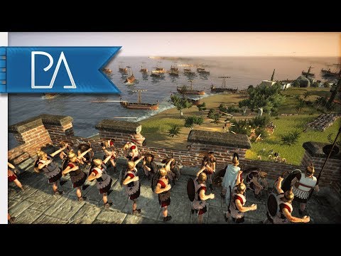 PERSIA'S INVASION OF SPARTA! BEACH LANDING! - Total War: Rome 2