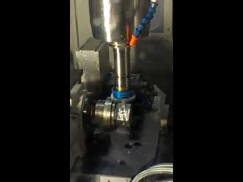 2012 IMTS Hardinge VMC demo with CNC Rotary Broaching Tool