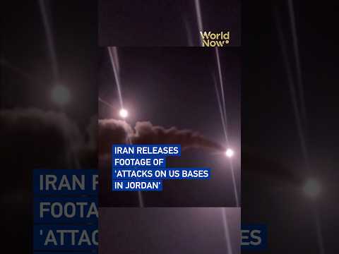 Iran releases footage of 'attacks on US bases in Jordan'#worldnow