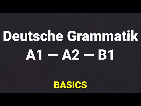 Deutsch Grammatik, Basics of the German Grammar, Präpositionen, Pronomen, Verben, Konjunktiv II,