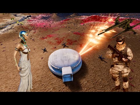 NEW WORLD WAR 50 CLEOPATRA'S & 5,000 U S  SPECIAL FORCES vs 1,500,000 RUSSIAN PUTIN FOOTMEN GAMEPLAY