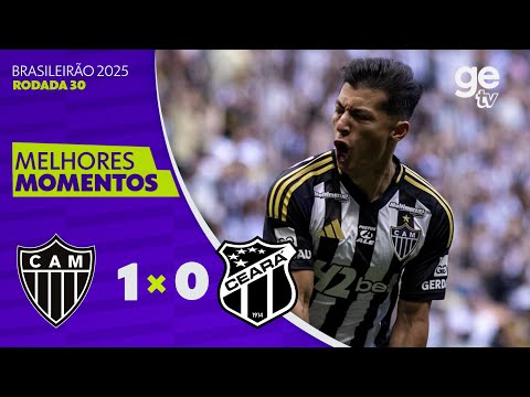 Gols e lances de Atlético Mineiro x Ceará