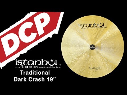 Istanbul Agop Traditional Dark Crash Cymbal 19" 1611 grams DC19