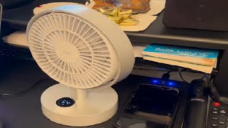 SOTHING Desk Fan, 18dB Ultra Quiet, 6 6 inch Small Fan, Small Desk Fan for Bedroom, Dorm, Office