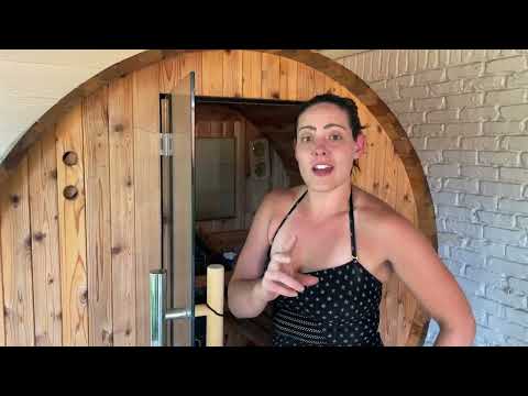 Hacks to Make Your Cedar Barrel Sauna Hotter!!! 🔥🥵