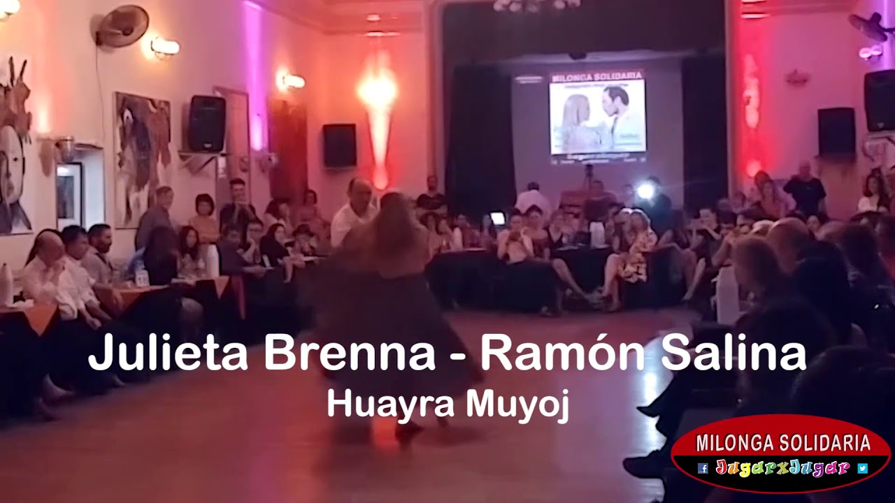 Julieta Brenna y Ramón Salina. Milonga Solidaria JugarxJugar.