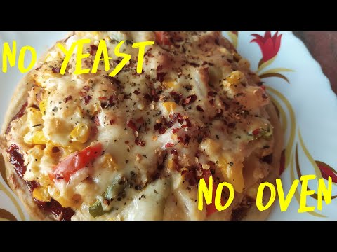 Cheesy pasta pizza recipe