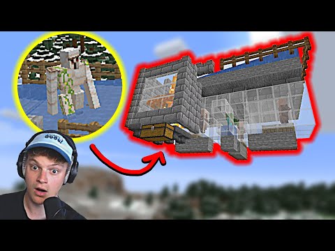 BYGGER EN NY OG BEDRE IRON FARM - Minecraft: ep 75