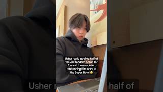 Usher disappoints all JJK fans at the super bowl 😞