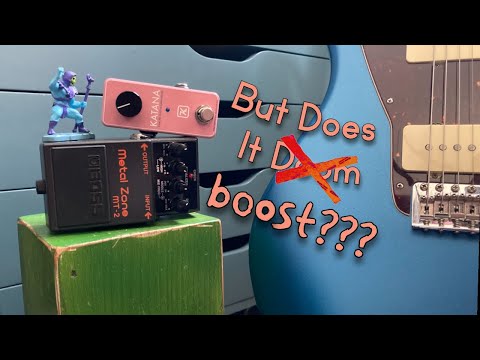 BOSS Metal Zone as a Boost! // MT-2