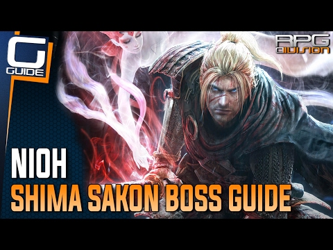 Nioh Guide - Shima Sakon Boss Walkthrough (No Magic or Items)