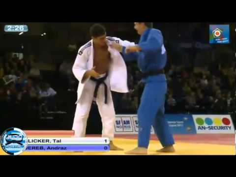 European Judo Open Men Glasgow 2013 -66kg FLICKER Tal (ISR) - JEREB Andraz (SLO)